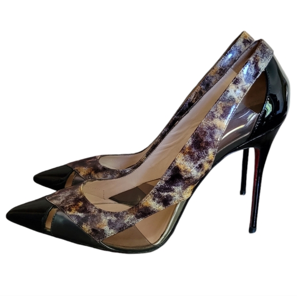 CHRISTIAN LOUBOUTIN Galata Heels 38 1/2 US 8 1/2 - Picture 4 of 12